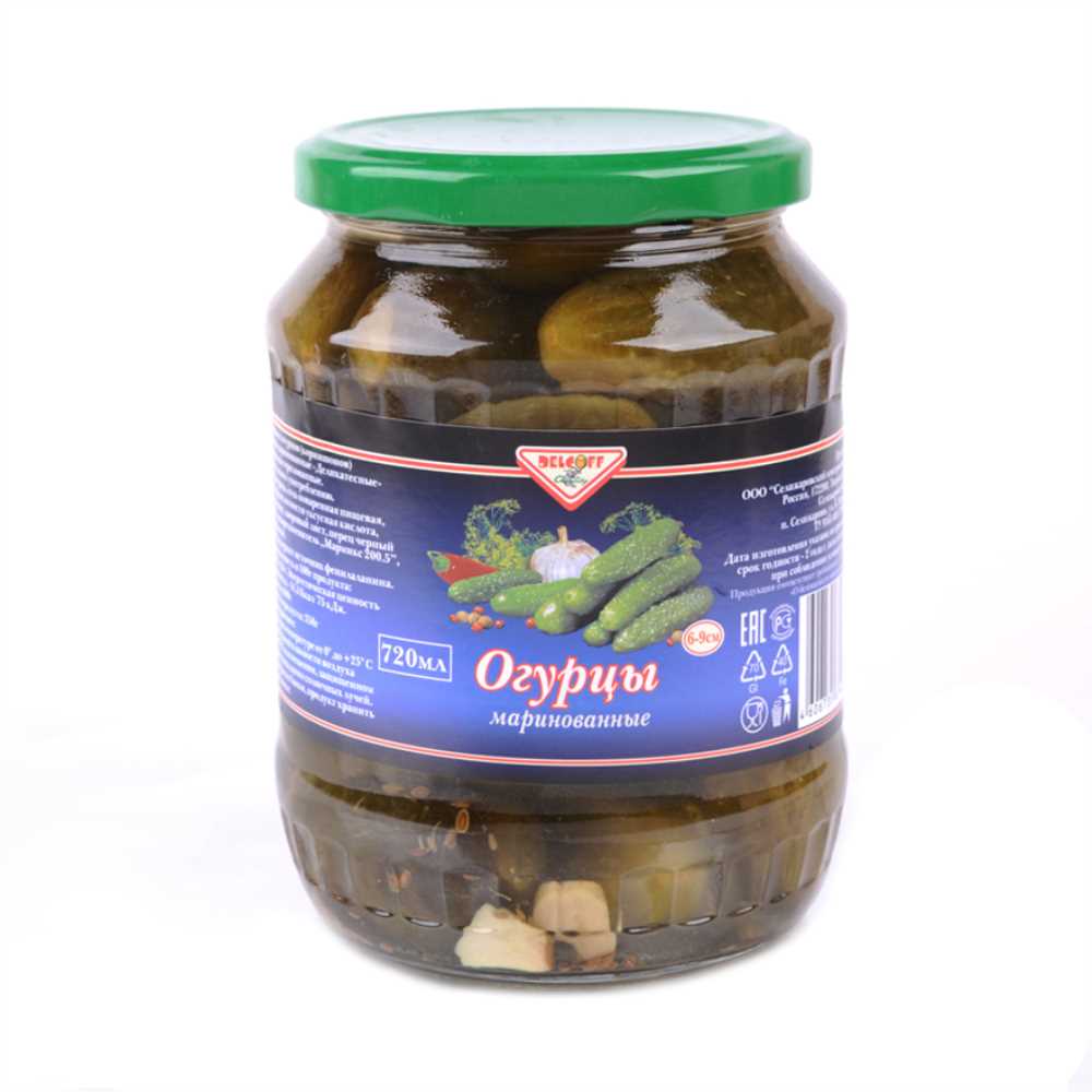 Маринованные Огурцы Купить Цена