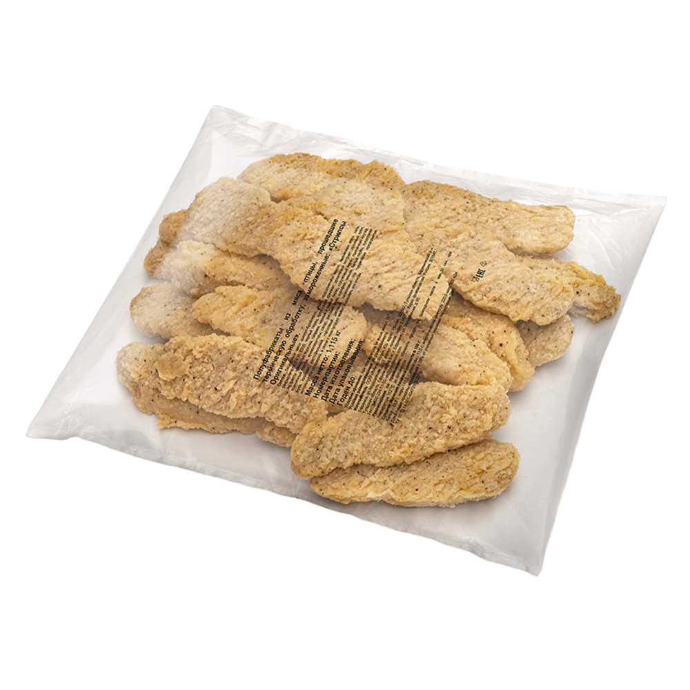 Куриные стрипсы Оригинальные 32-55гр 1,115кг/пакет Compass Foods™  (1010715280) (КОД 57559) (-18°С)